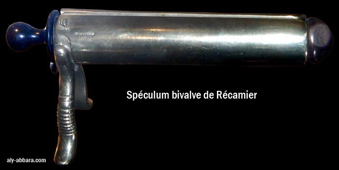 Spéculum bivalve de Récamier