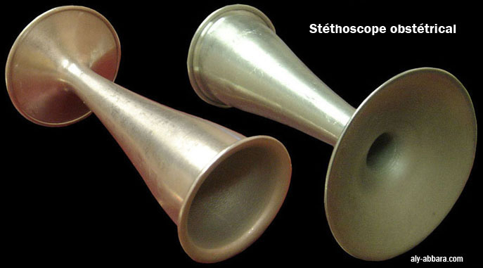 Stéthoscope obstétrical : instrument d'auscultation du coeur foetal