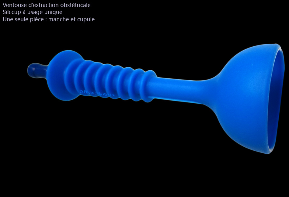 Ventouse d'extraction obstétricale modèle Silccup à usage unique