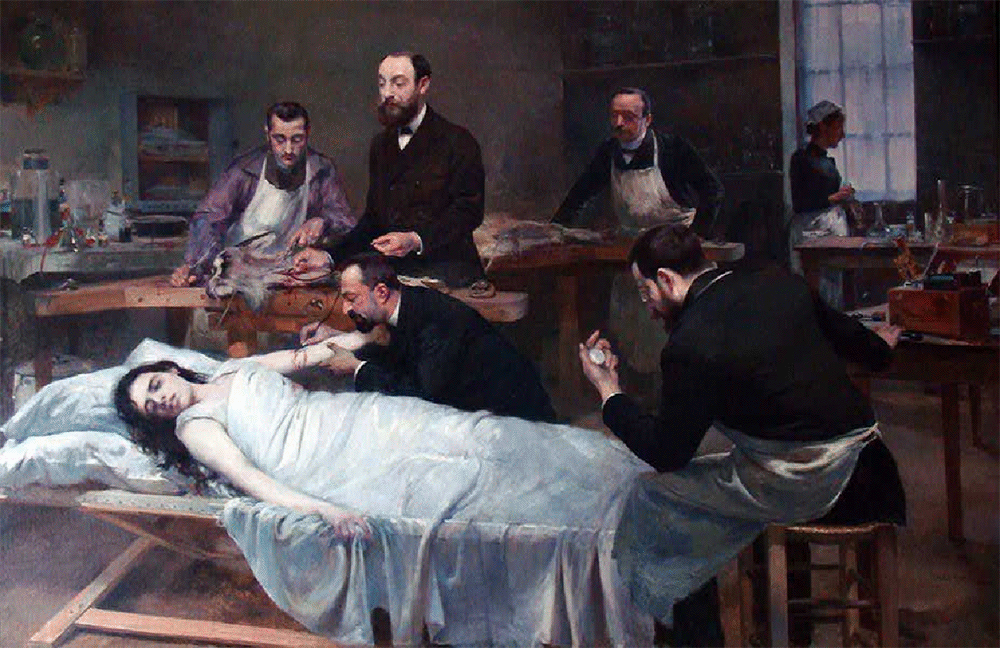 Transfusion sanguine chèvre - femme