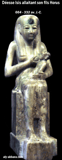 Isis allaitant son fils Horus