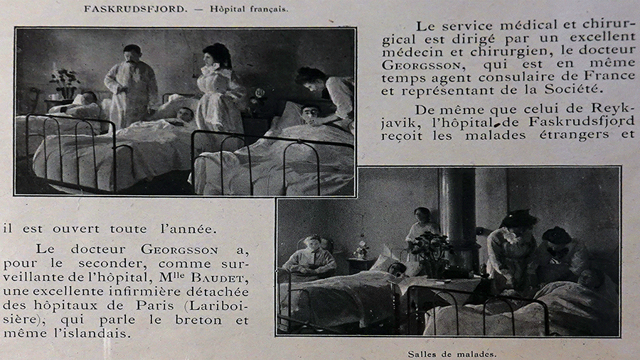 Docteur « Georg Georgsson », Médecin et Directeur de l'hôpital des Français à Islande (de 1903 à 1912).