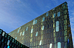 Islande (Iceland) du sud-ouest - Harpa : salle de concert et salles de conférence à Reykjavik