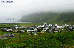 Petit village de VIK - la ville la plus méridionale de l'Islande
