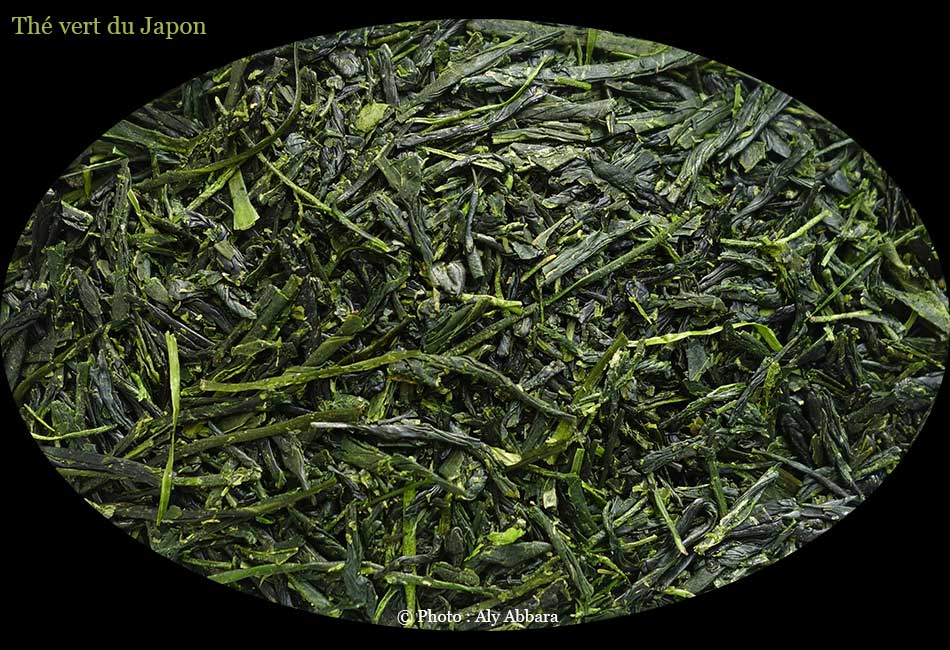 Thé vert en poudre (matcha) consommé lors de la cérémonie du thé au Japon