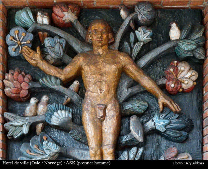 Ask le premier homme dans le mythe de la création - Mythologie nordique