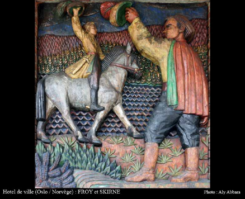 Freyr confie à son serviteur Skirne la mission d'aller courtiser la belle géante Gerd - Mythologie nordique