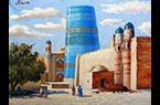 Khiva en autodiaporam de 50 peintures - Ouzbékistan