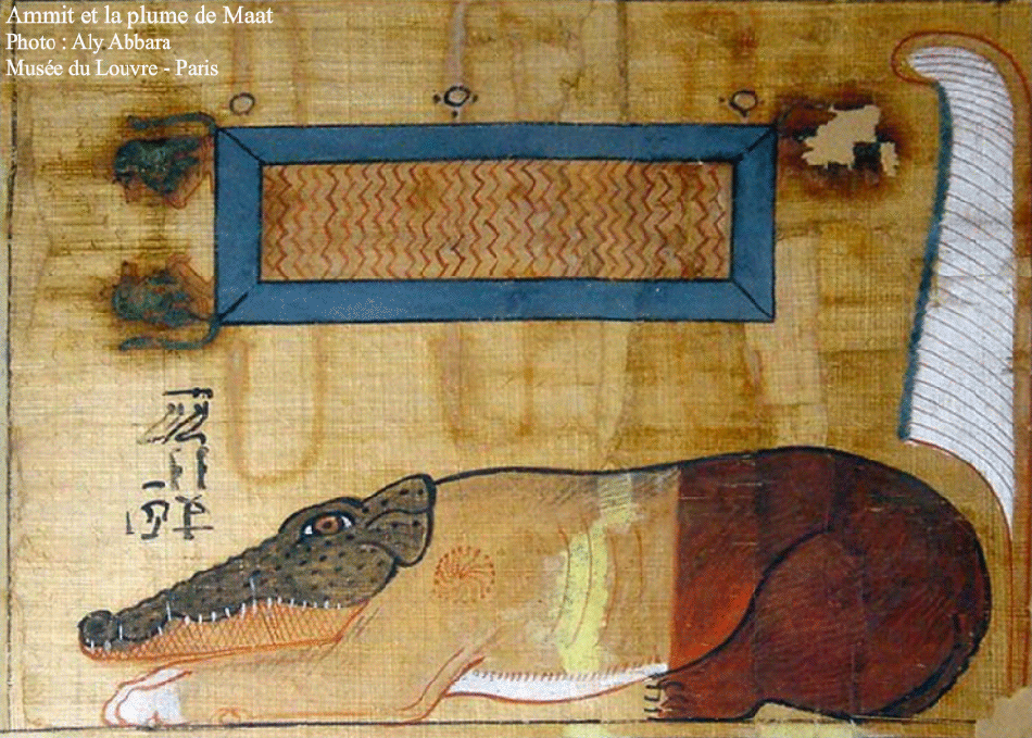Ammit et le jugement dernier en Egypte au temps des Pharaons