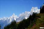 Le massif du Mont Blanc vu de Bellevue
