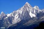 Aiguille Verte observée de Bellevue