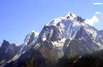 Megève : panorama du massif du Mont blanc