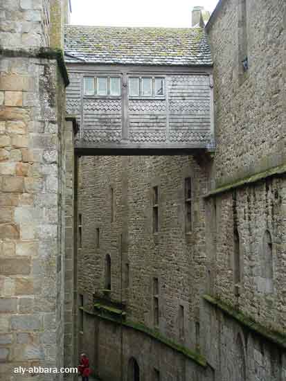 Pont en bois sur le grand degré intérieur