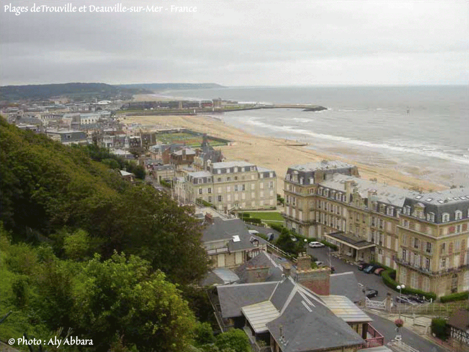 Les plages de Trouville et de Deauville-sur-Mer