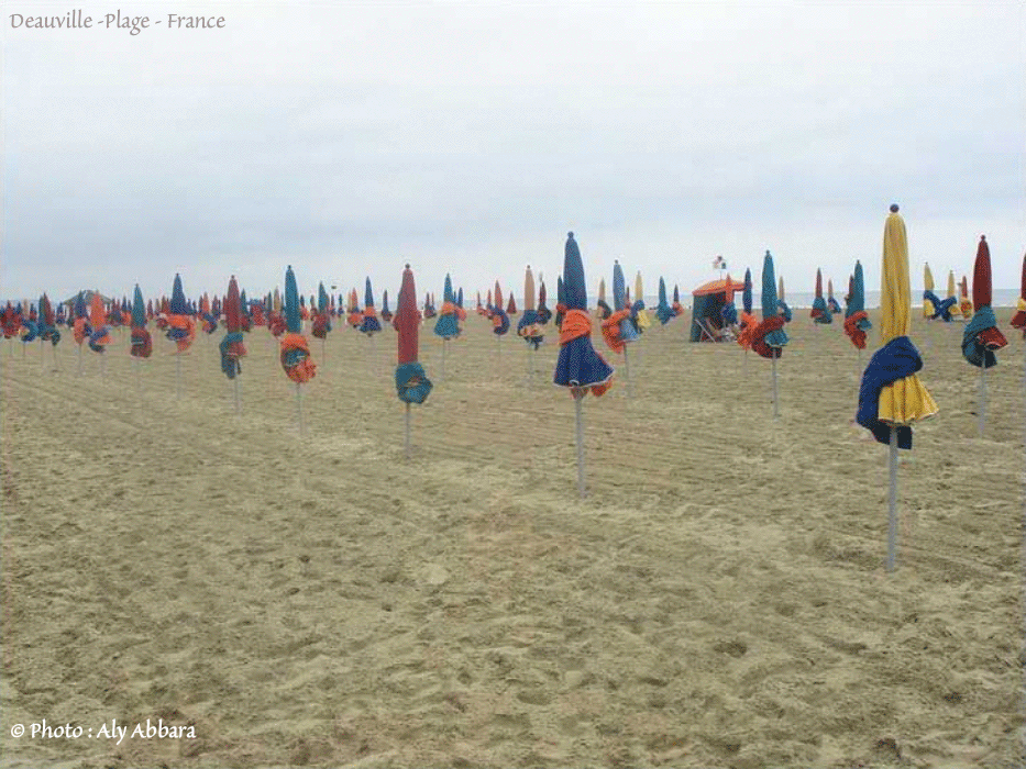 La plage de Deauville-sur-Mer