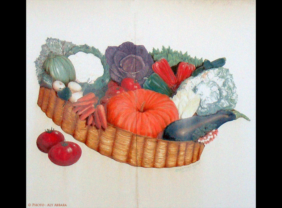 Paris Art urbain mural - Enseigne de marchand de légumes et fruits