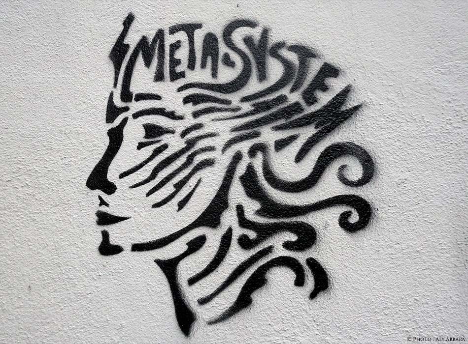 Paris - Art urbain mural - Oeuvre non signée - META-SYSTEM