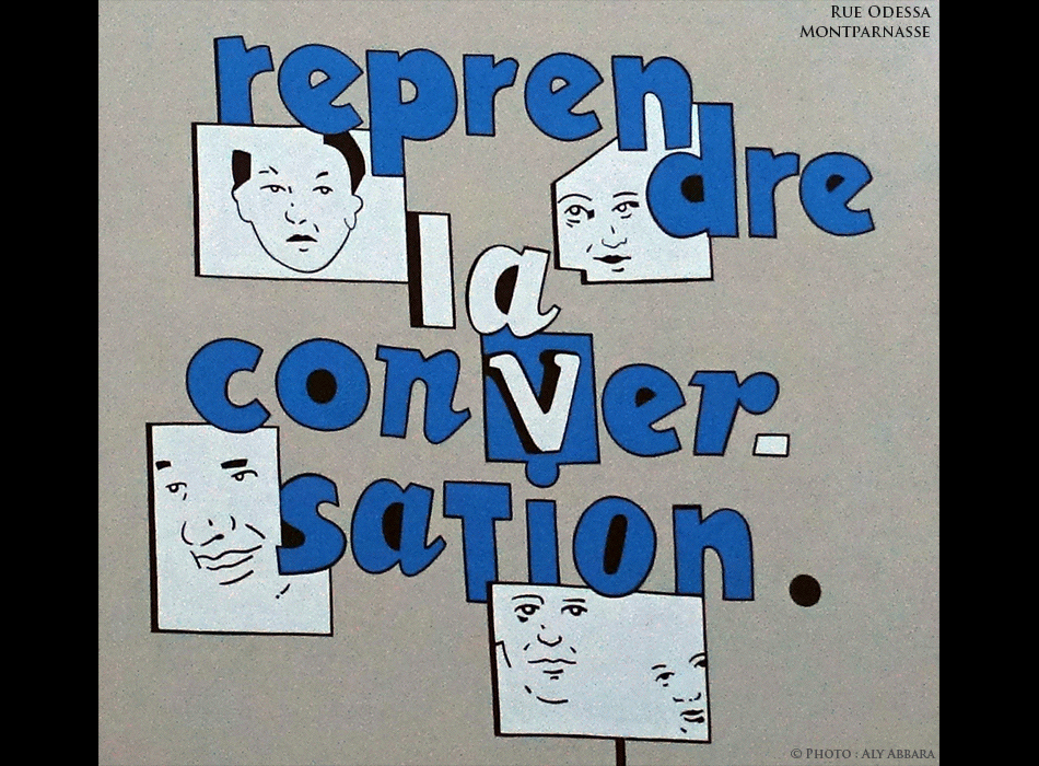 Paris - Art urbain mural - Rue Odessa - Quartier de Montparnasse
