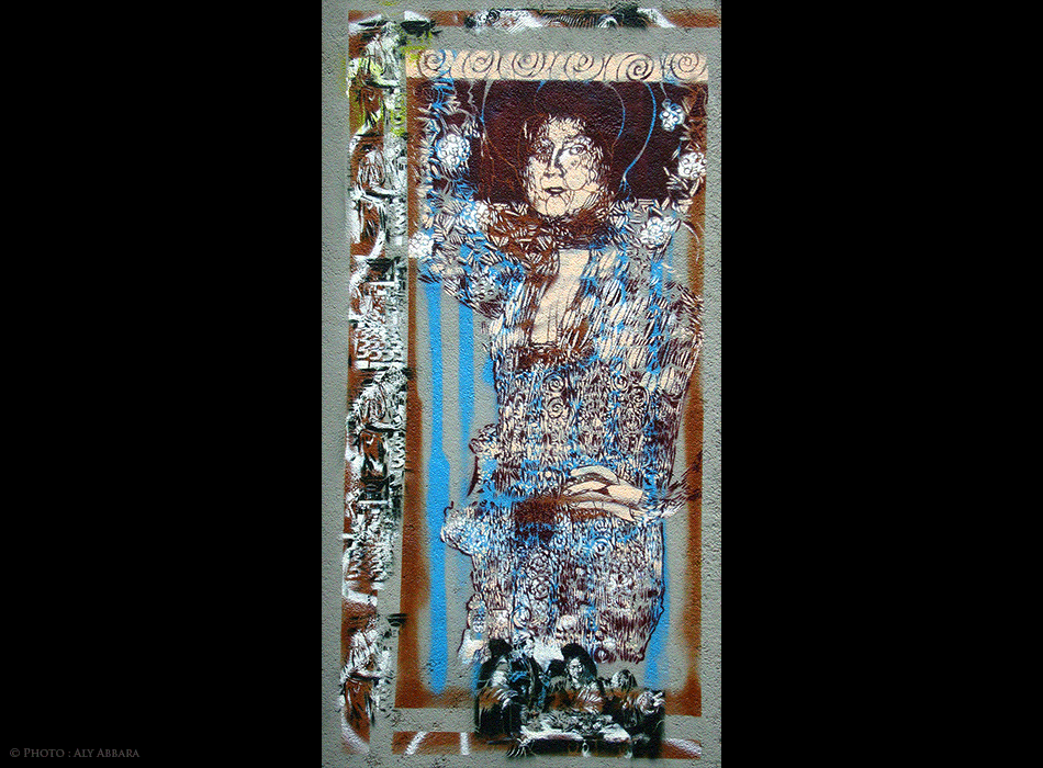 Oeuvre signée AO (Artiste-Ouvrier) - Association des Lézarts de la Bièvre - Femme