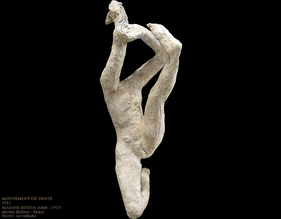 Paris - Musée de Rodin - Mouvement de danse - Baubô ou Lambé, la vulve mythique, image animée format GIF - Musée Rodin - Paris