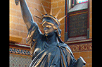 La Liberté éclairant le monde - Maquette des ateliers de Bartholdi Auguste - Replique du musée des arts et des métiers - Paris