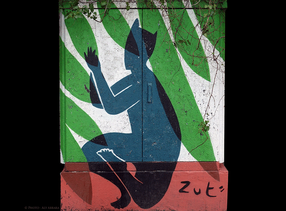 Paris - Art urbain mural - Fantôme - Rue Raspail