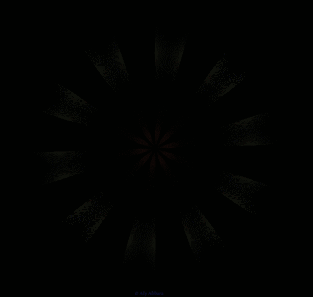 Paris - Tour Eiffel tricolore en kaléidoscopie