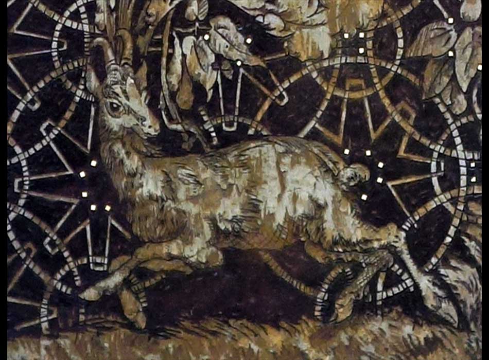 Paris - Arts de la rue - Une Façade dans la rue Moufftard - détail 2 - الفن في الشارع الباريسي