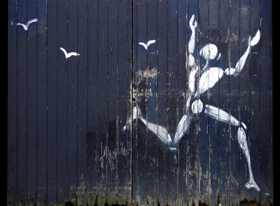 Paris - Arts de la rue - Joie - الفن في الشارع الباريسي