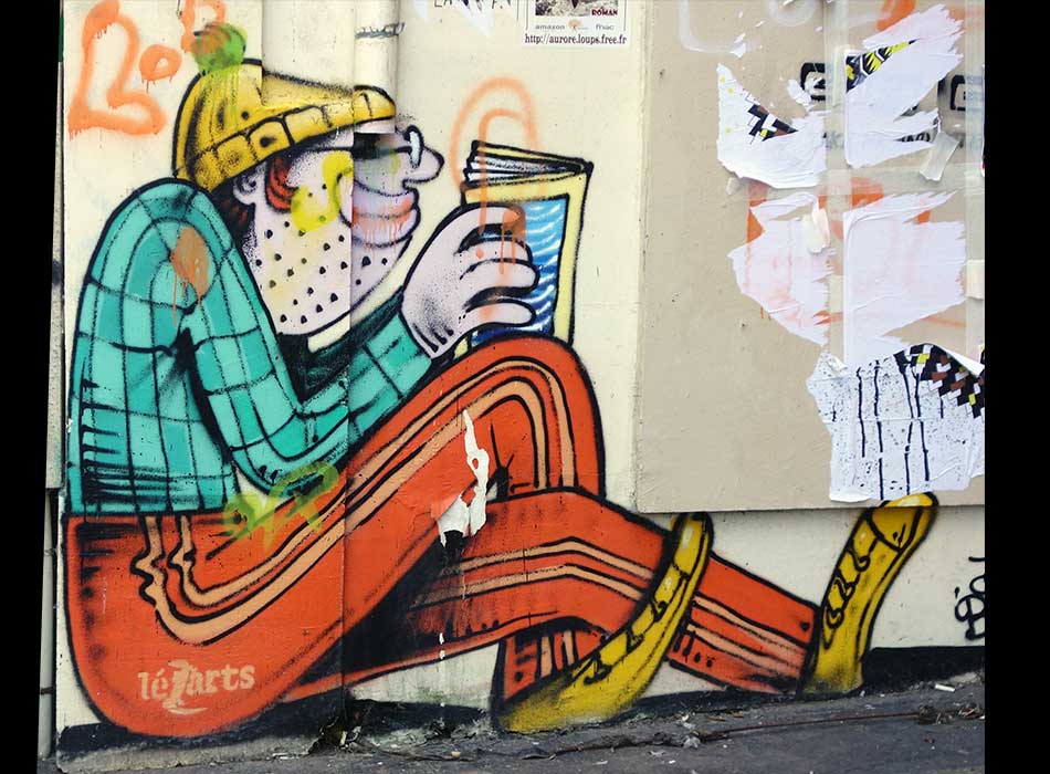 Paris - Arts de la rue - Joie - الفن في الشارع الباريسي