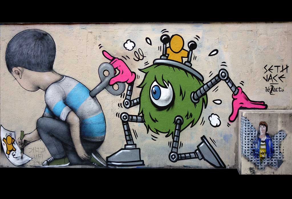 Paris - Arts de la rue - Manipulation - الفن في الشارع الباريسي