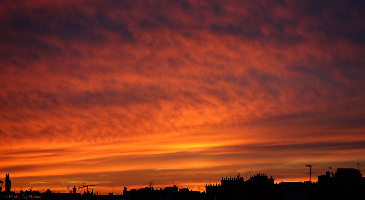 Le coucher du soleil - 2015 - juillet - 31 - Paris - France - غروب الشمس ـ باريس