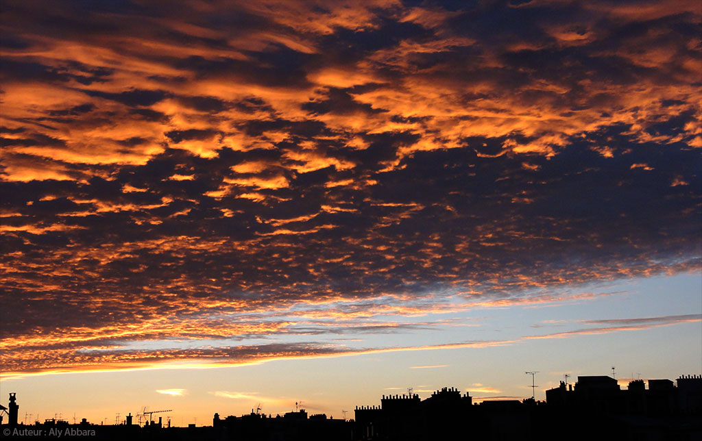 Le coucher du soleil - 2010 - août - 19 - Paris - France - غروب الشمس ـ باريس