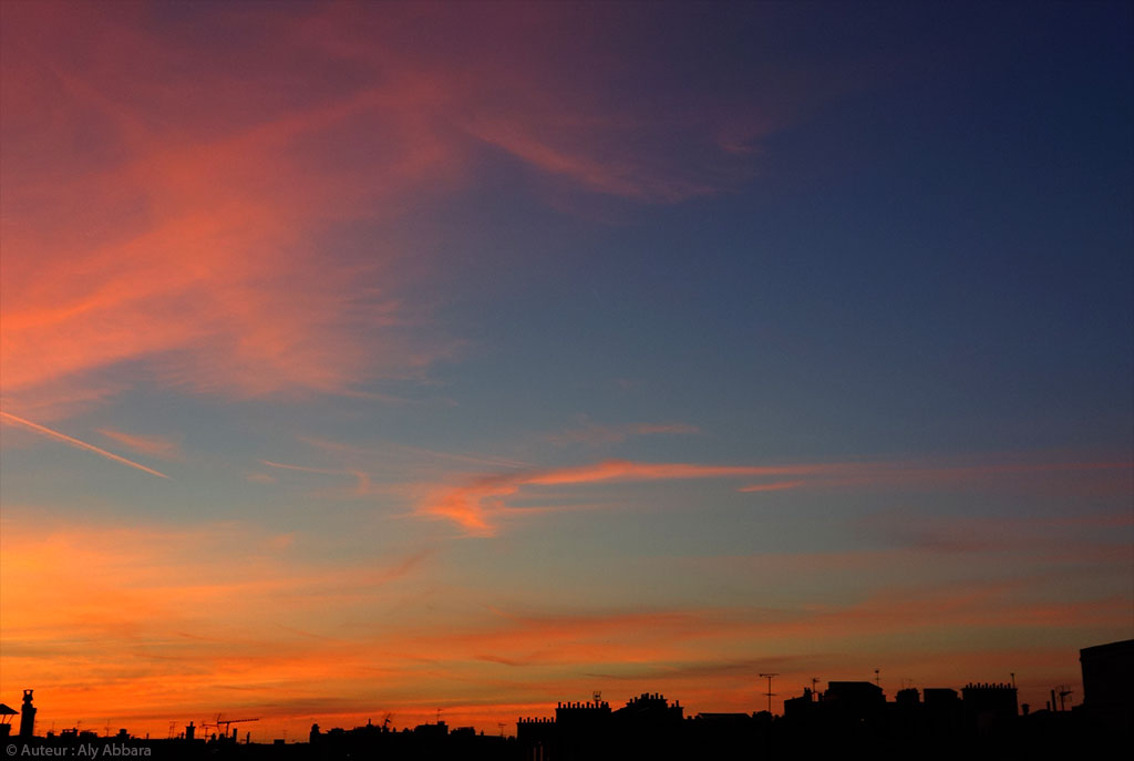 Le coucher du soleil - 2014 - septembre - 09 - Paris - France - غروب الشمس ـ باريس