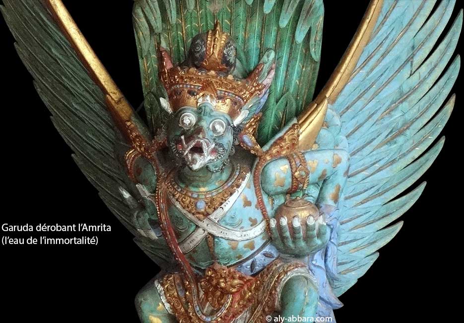 Garuda, mi-homme, mi-oiseau