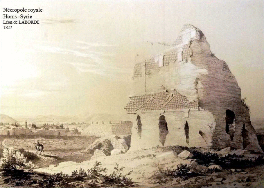 Nécropole royale de la dynastie des Sampsigéramides à "tell Abou Saboun - Homs (Emèse) - Syrie