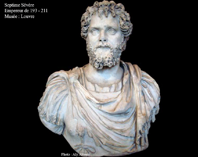 L'Empereur romain Septime Sévère - Empereur de 193 à 211 ap. J.-C.