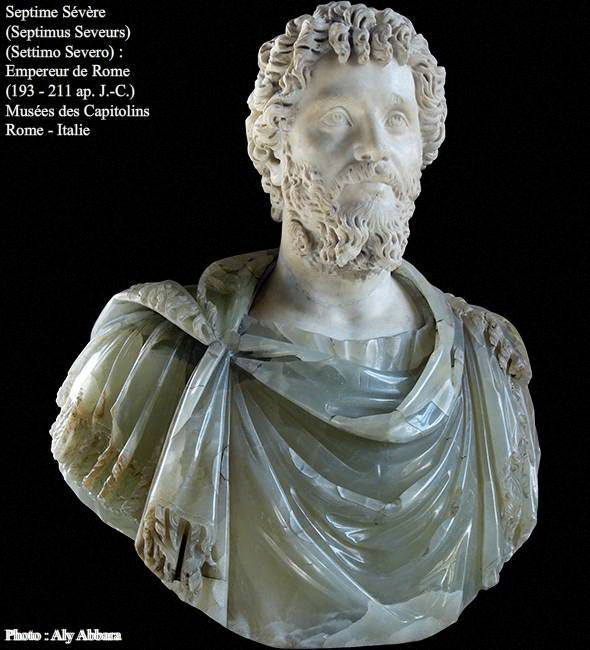 L'empereur romain Septime Sévère - Empereur de 193 à 211 ap. J.-C. - Musée du Capitole - Roma - Italia