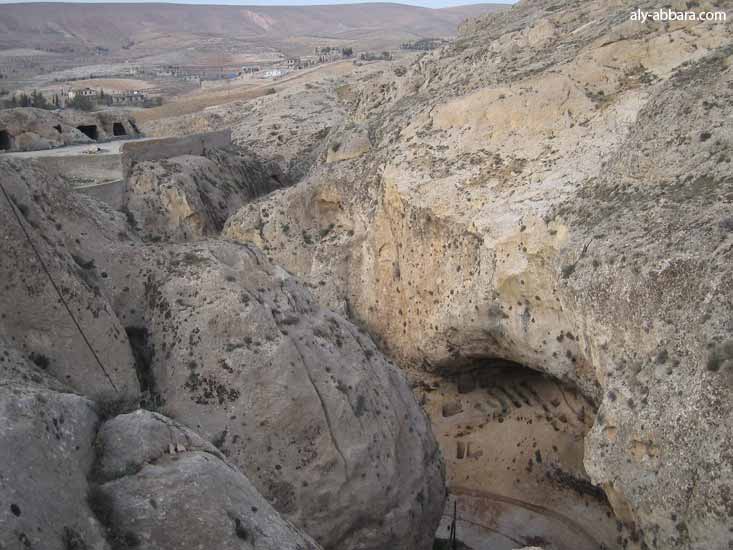 Maaloula : Fajj (fente) de Mar Taqla (Saibte-Thècle)