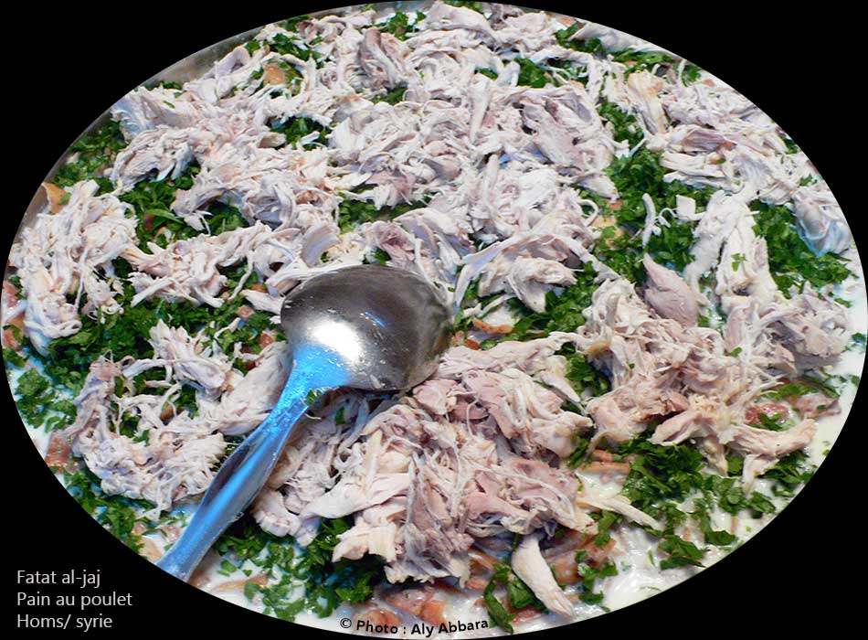 Syrie - Homs (Émèse) - Fatat al-dajaj -  فَتَّة الدجاج 