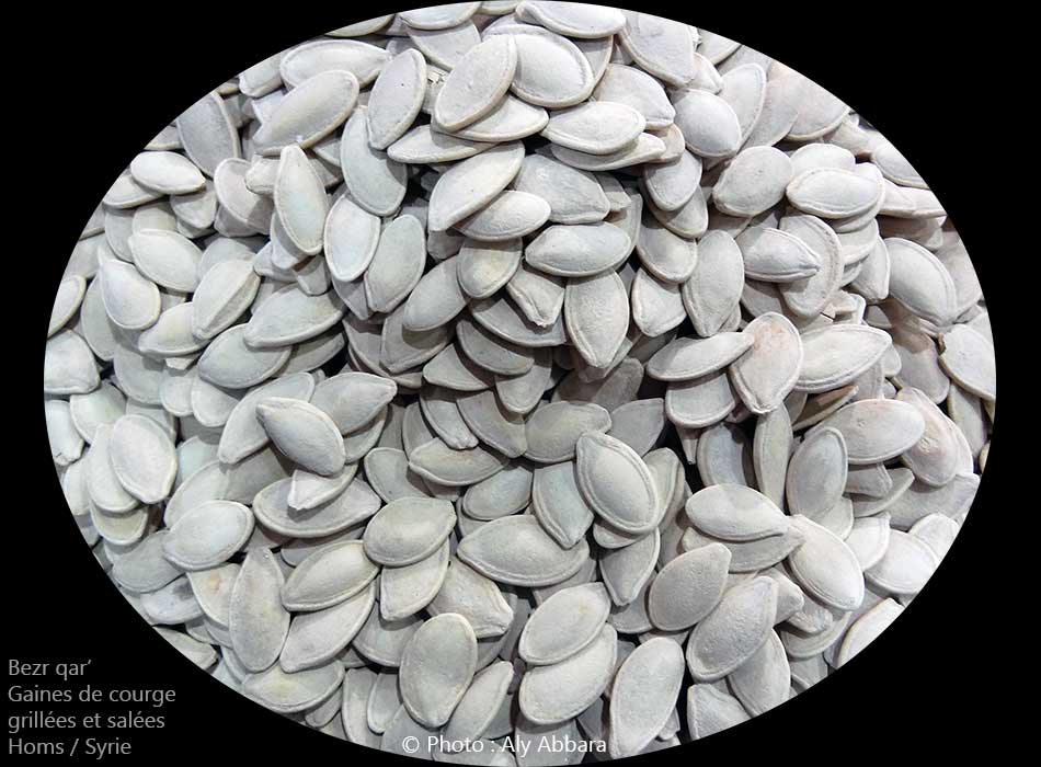 Graines de courge grillées :  بِزر القَرع المُحَمَّص