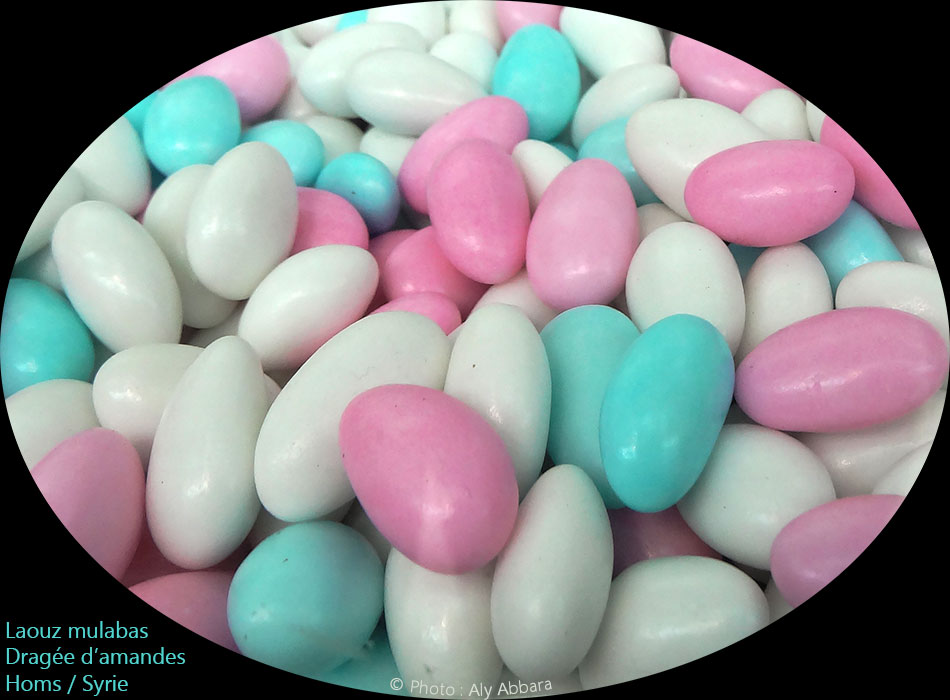 Dragées d'amande à la syrienne - لوز ملبس