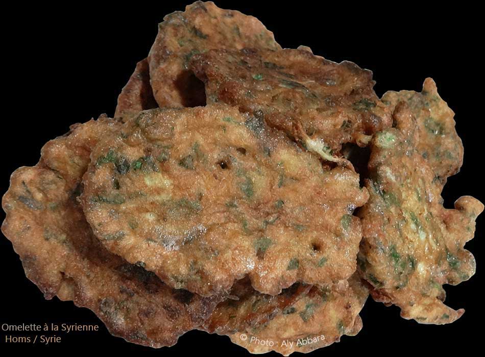 Syrie : Omelettes à la syrienne - عِجَّة حمصية 