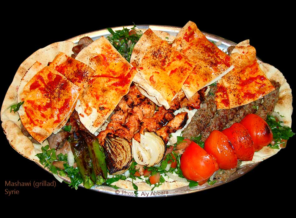 Des grillads à la syrienne -  مشاوي لحمة على الطريقة السورية