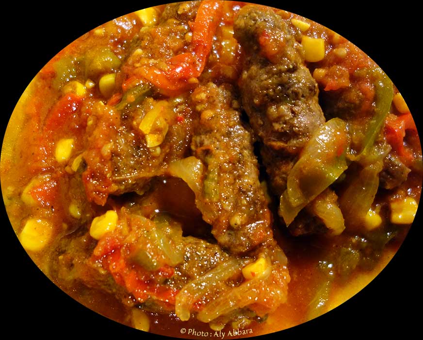 Plat de kafta halabieh - طبق الكفتة الحلبية