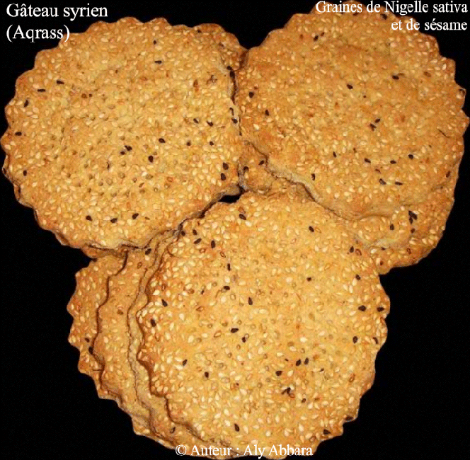 Images montrant l'utilisation des graines noires de la nigelle cultivée (nigella sativa) 