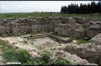 Ugarit - le palais royal - la salle au bassin d'eau
